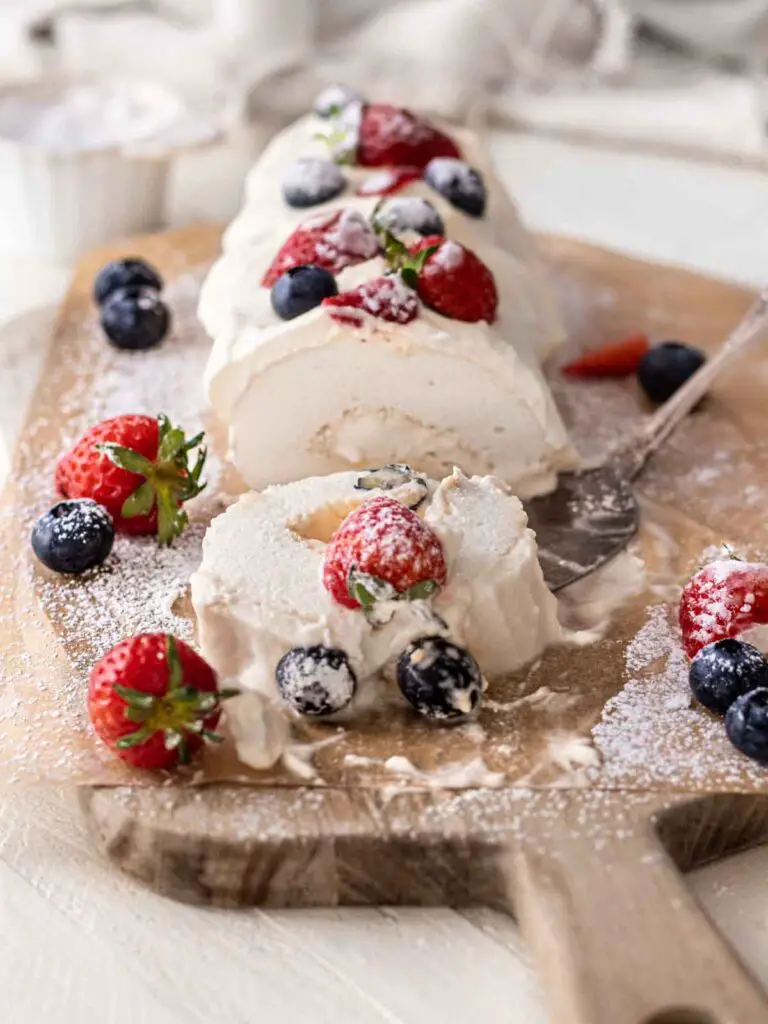 Receta de Rollito de Pavlova: Roulade de Merengue Fácil