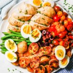 Receta de Ensalada Niçoise de Pollo Asado