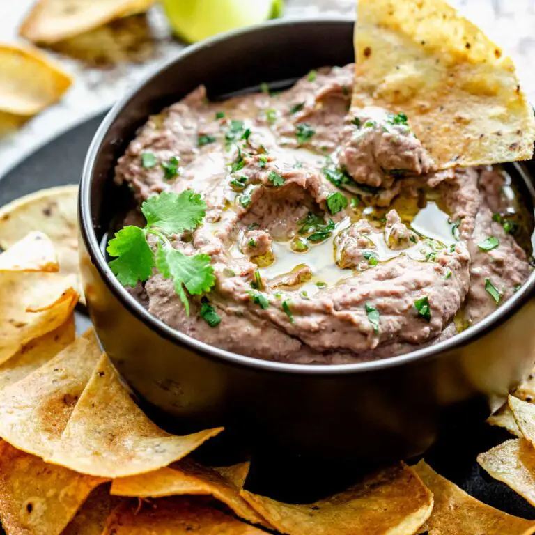 Receta de Hummus de Frijoles Negros: Recetas Saludables de Temporada