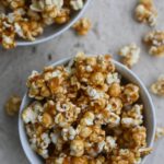 bowls of caramel corn