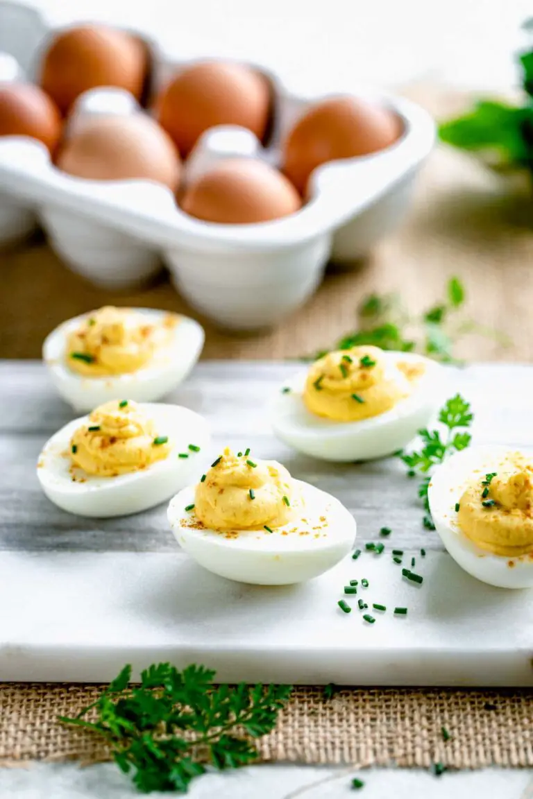 Healthy Deviled Eggs Without Mayo