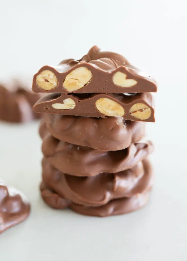 Stack of crockpot candy.