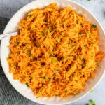 carrot salad in white bowl