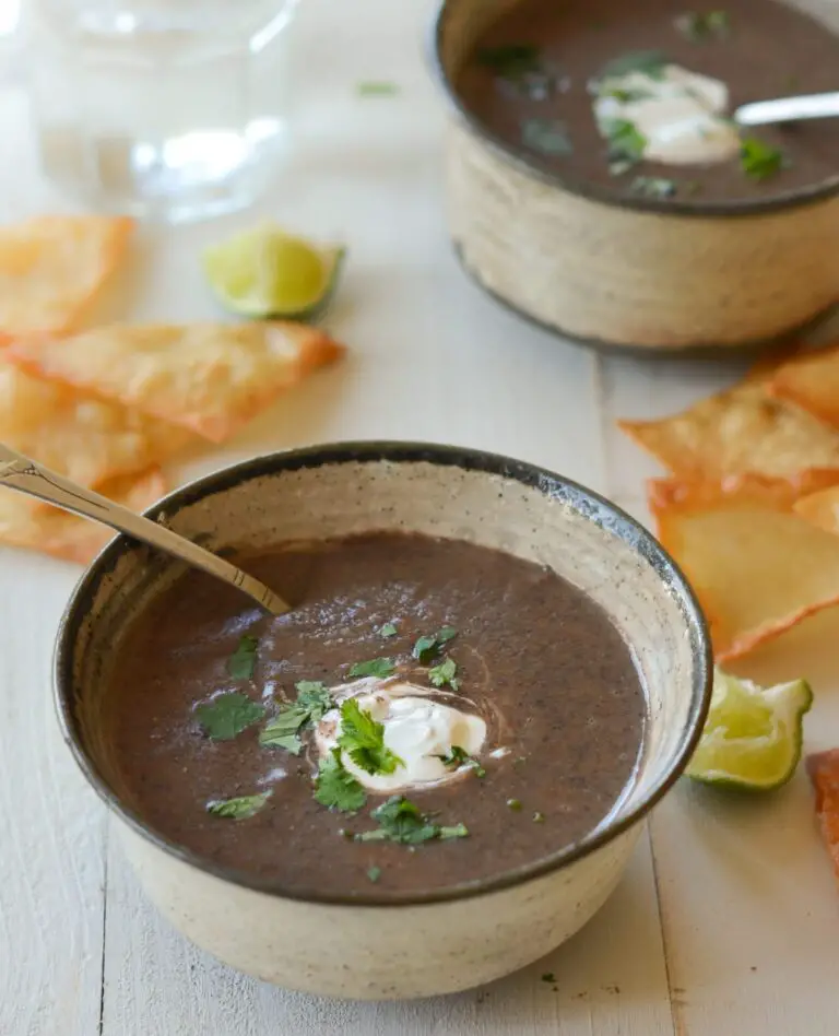 Sopa de Frijoles Negros