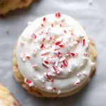 Galletas de Azúcar con Forma de Bastón de Caramelo