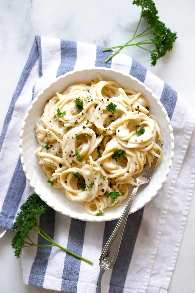 Dairy Free Cauliflower Alfredo - Kit's Kitchen