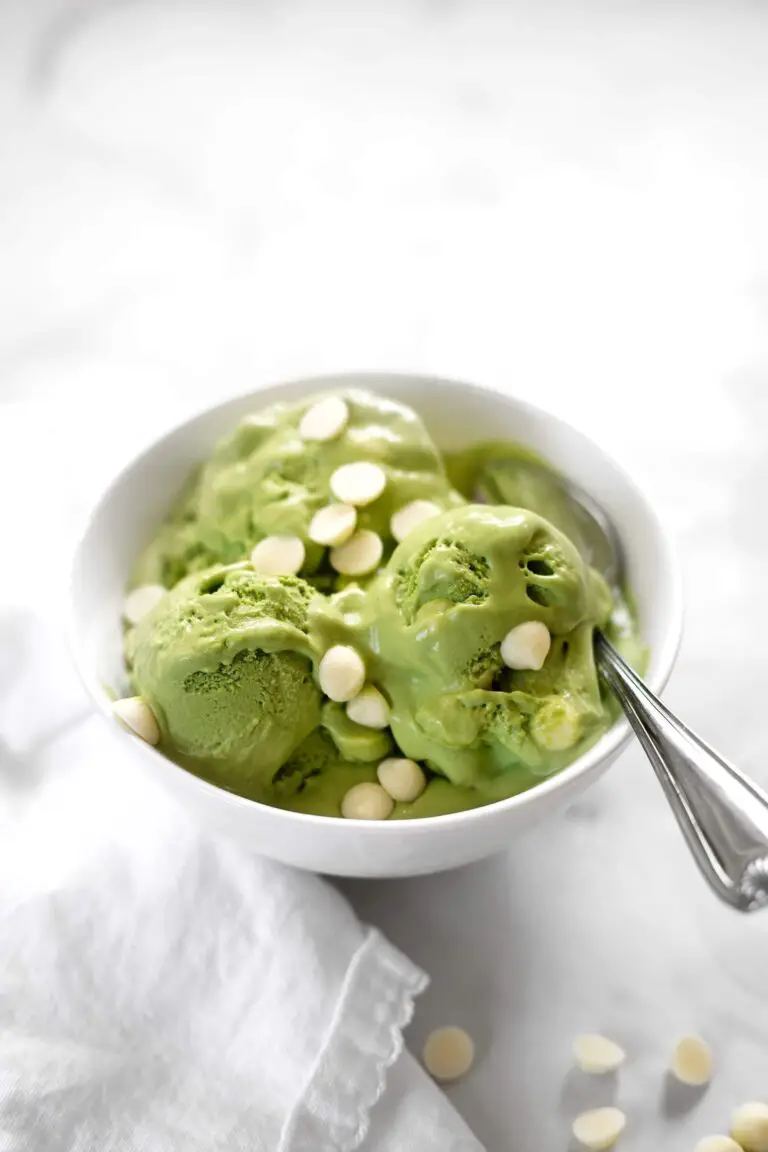 Dairy Free Matcha Ice Cream