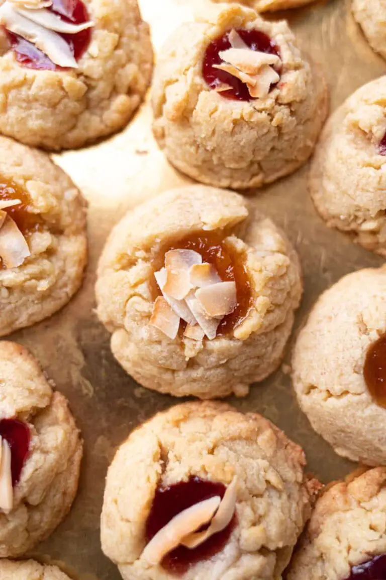 Galletas de Pulgar con Mermelada de Coco Caseras: Receta Fácil y Deliciosa