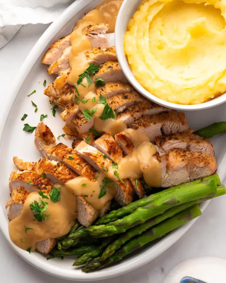 How to Cook Turkey Tenderloin with Easy Garlic Gravy